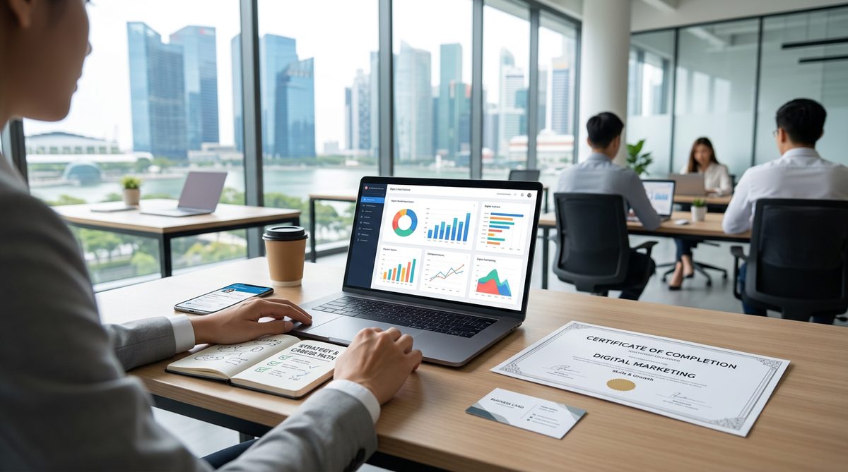 What to Do After Completing Your Course — Best Digital Marketing Courses in Singapore: SkillsFuture, WSQ and More