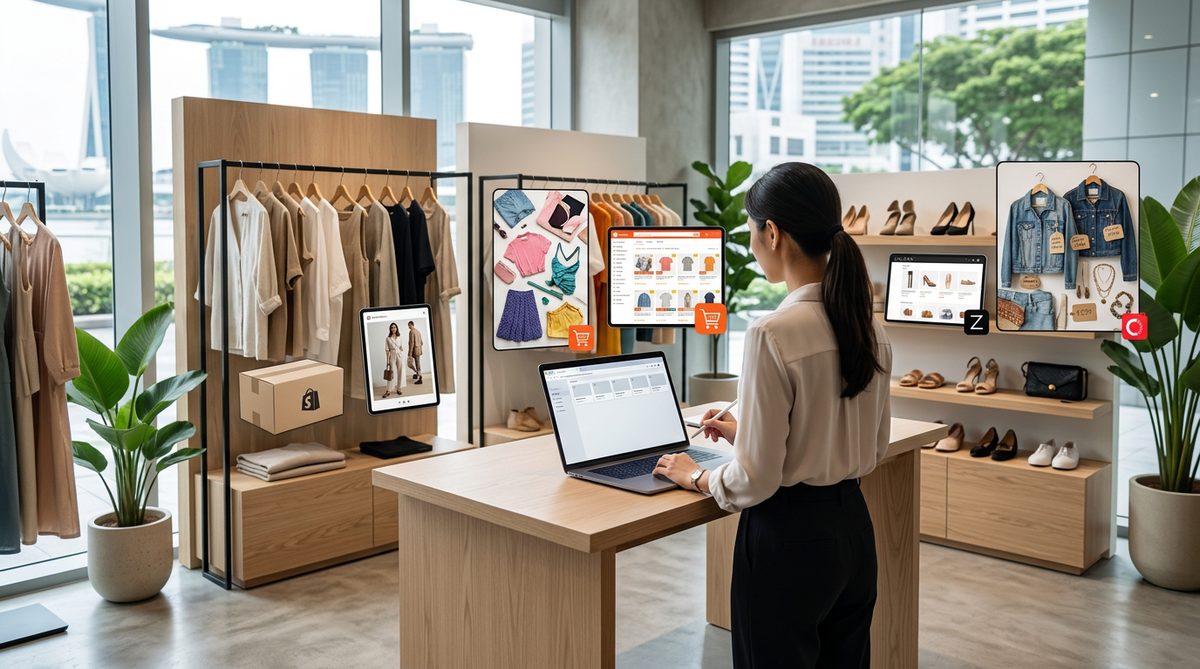 Choosing the Right Platform: Shopify, Shopee, Lazada, Zalora, Carousell — Fashion E-Commerce in Singapore: Platforms, Setup and Growth Strategies