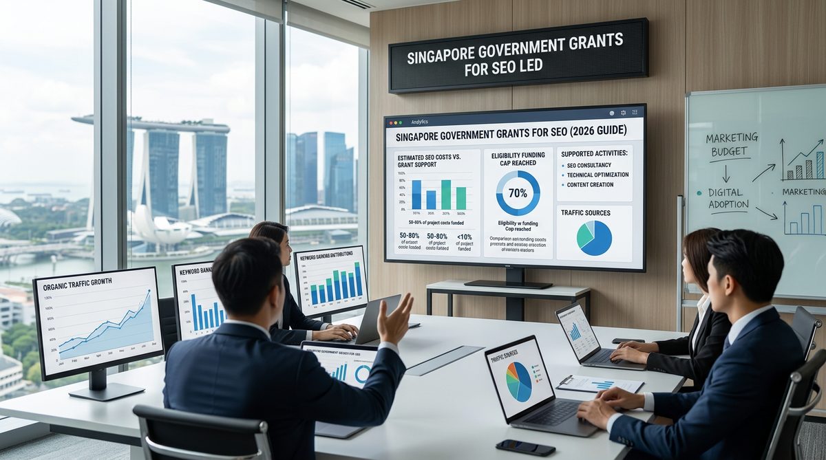 Singapore Government Grants for SEO — How Much Does SEO Cost in Singapore? (2026 Guide)