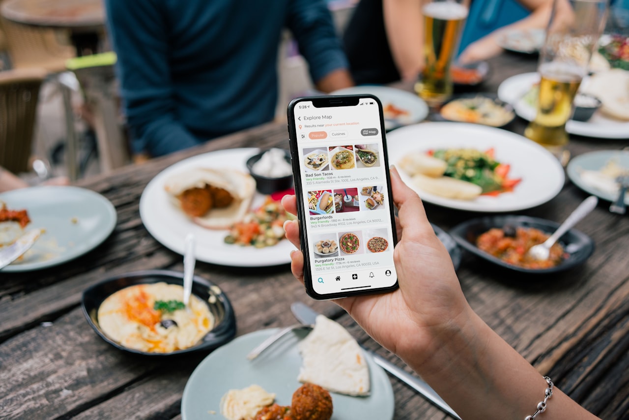 Food content creation for social media
