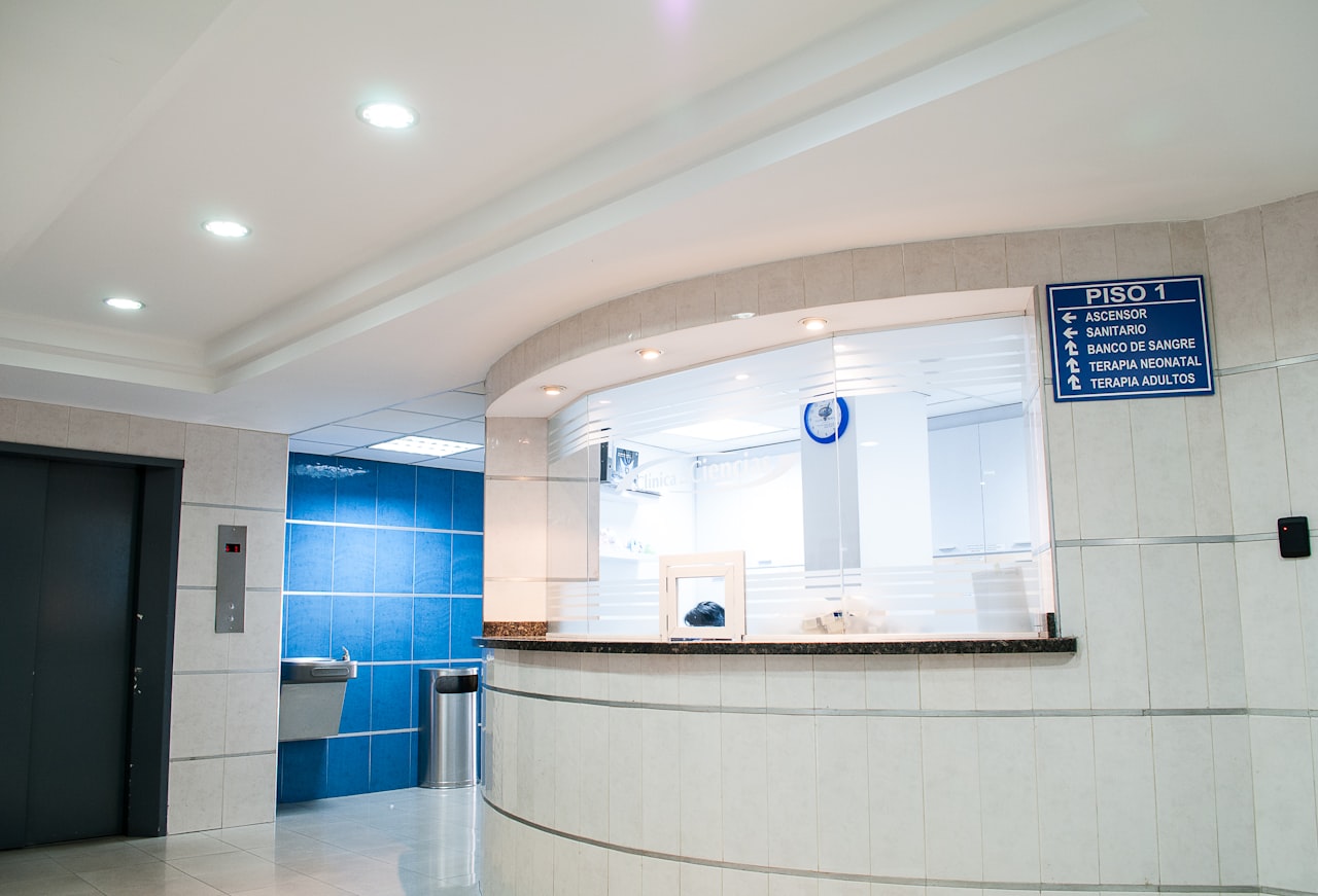 Medical clinic reception