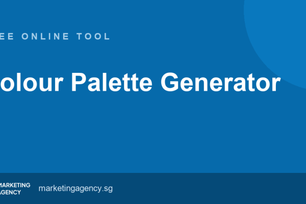 Colour Palette Generator — free online tool by Marketing Agency Singapore